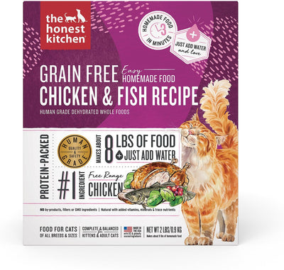 Honest Kitchen Cat Dehydrated Grain-Free Chicken & Fish Recipe