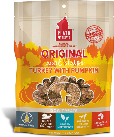 Plato Strips Turkey with Pumpkin