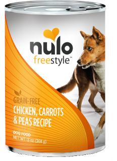 Nulo Grain-Free Chicken, Carrots & Peas Recipe