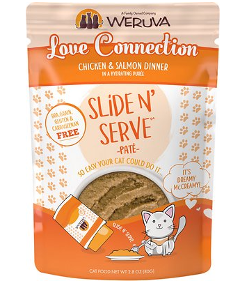 Weruva Slide N' Serve Love Connection Chicken & Salmon Pate