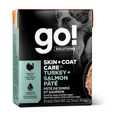 Go! Solutions Skin + Coat Turkey + Salmon Pate