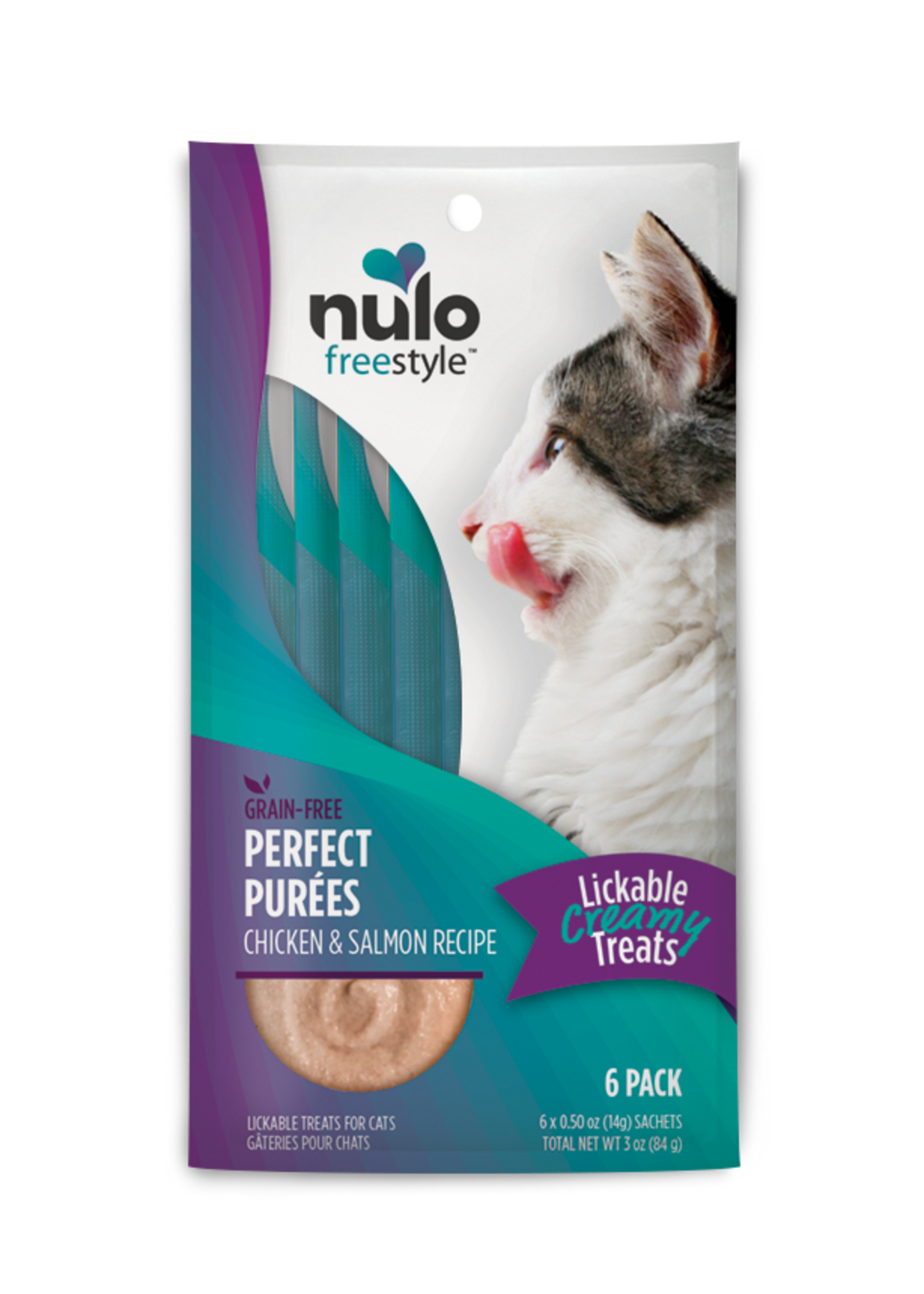 Nulo Chicken & Salmon Perfect Purees Lickable Treat