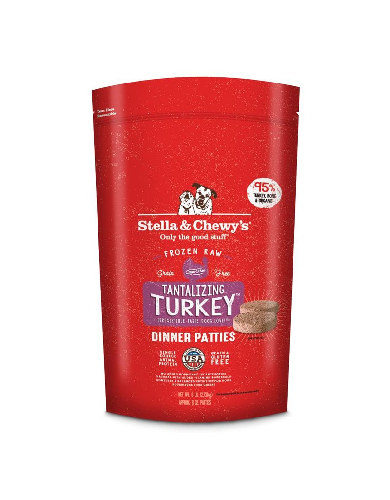 Stella & Chewy's Raw Frozen Tantalizing Turkey Dinner Patties