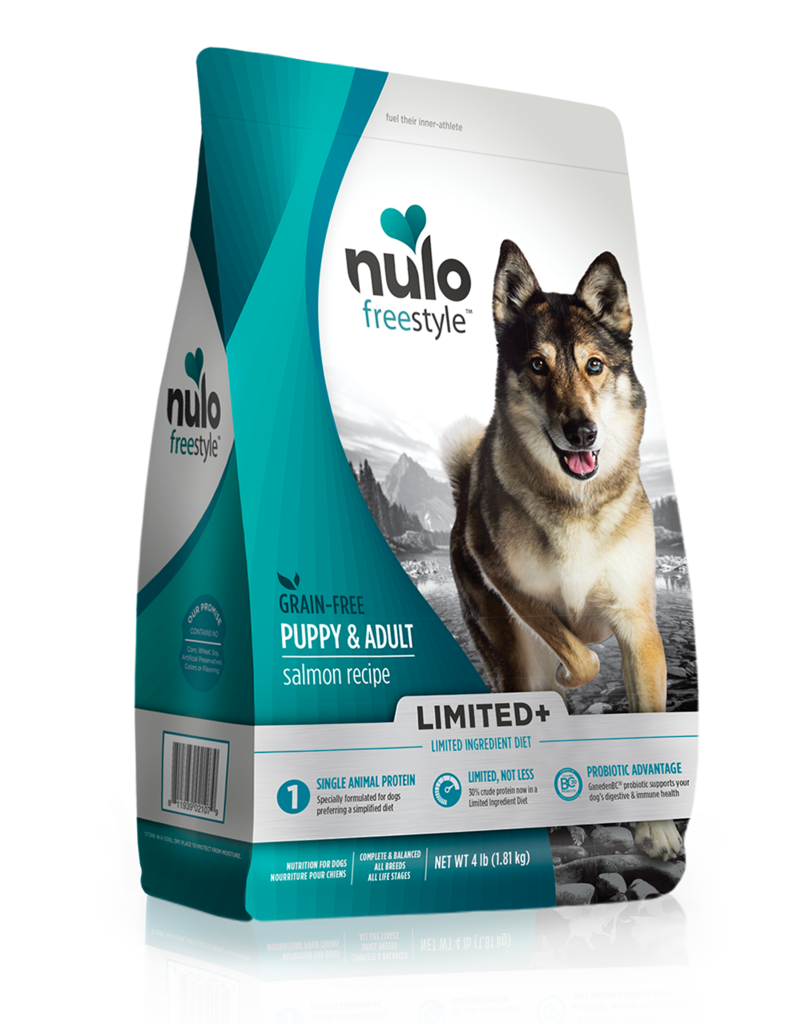 Nulo Limited+ Puppy & Adult Salmon Recipe
