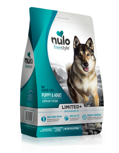 Nulo Limited+ Puppy & Adult Salmon Recipe