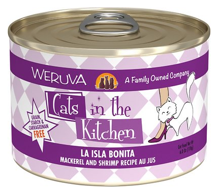 Weruva Cats in the Kitchen La Isla Bonita Mackerel & Shrimp Au Jus