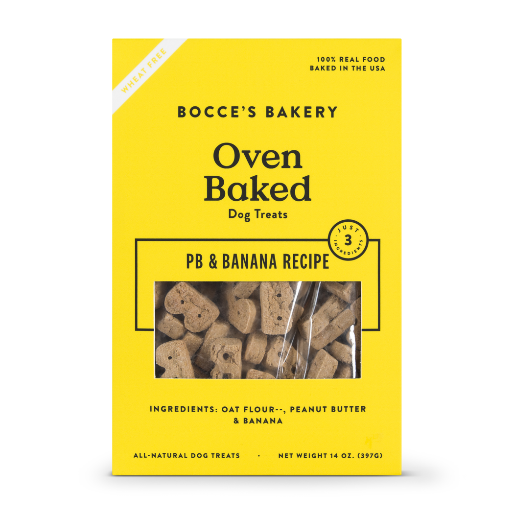 Bocce's Oven-Baked Biscuits PB & Banana 14 oz.