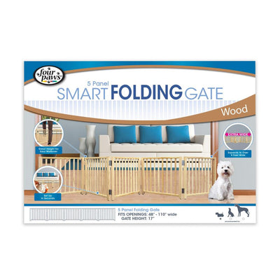 Four Paws 5 Panel Free Standing Gate