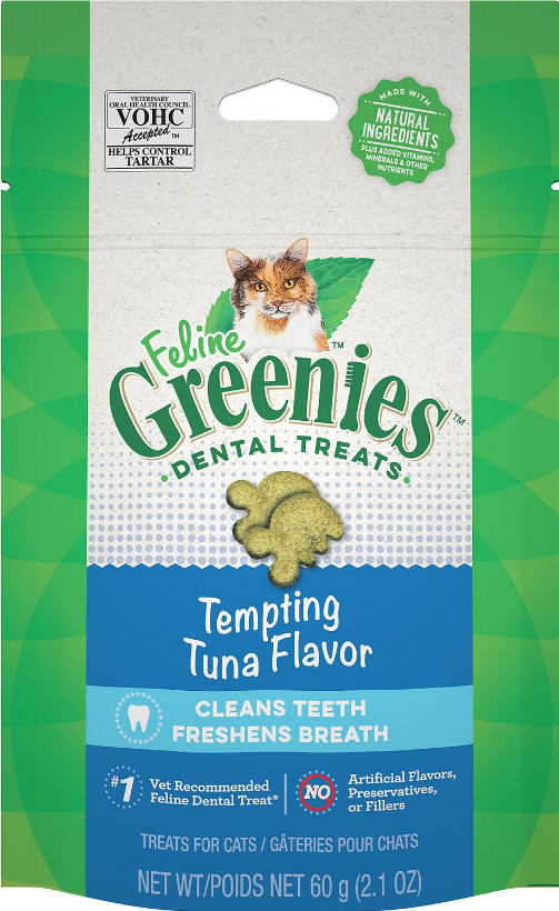 Greenies Feline Tempting Tuna 2.1 oz.