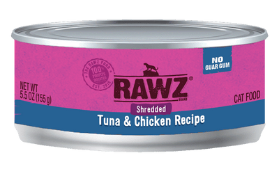 Rawz Shredded Tuna & Chicken Cat