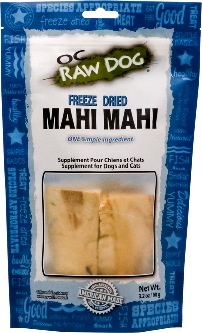 OC Raw Freeze Dried Mahi Mahi 3.2 oz.