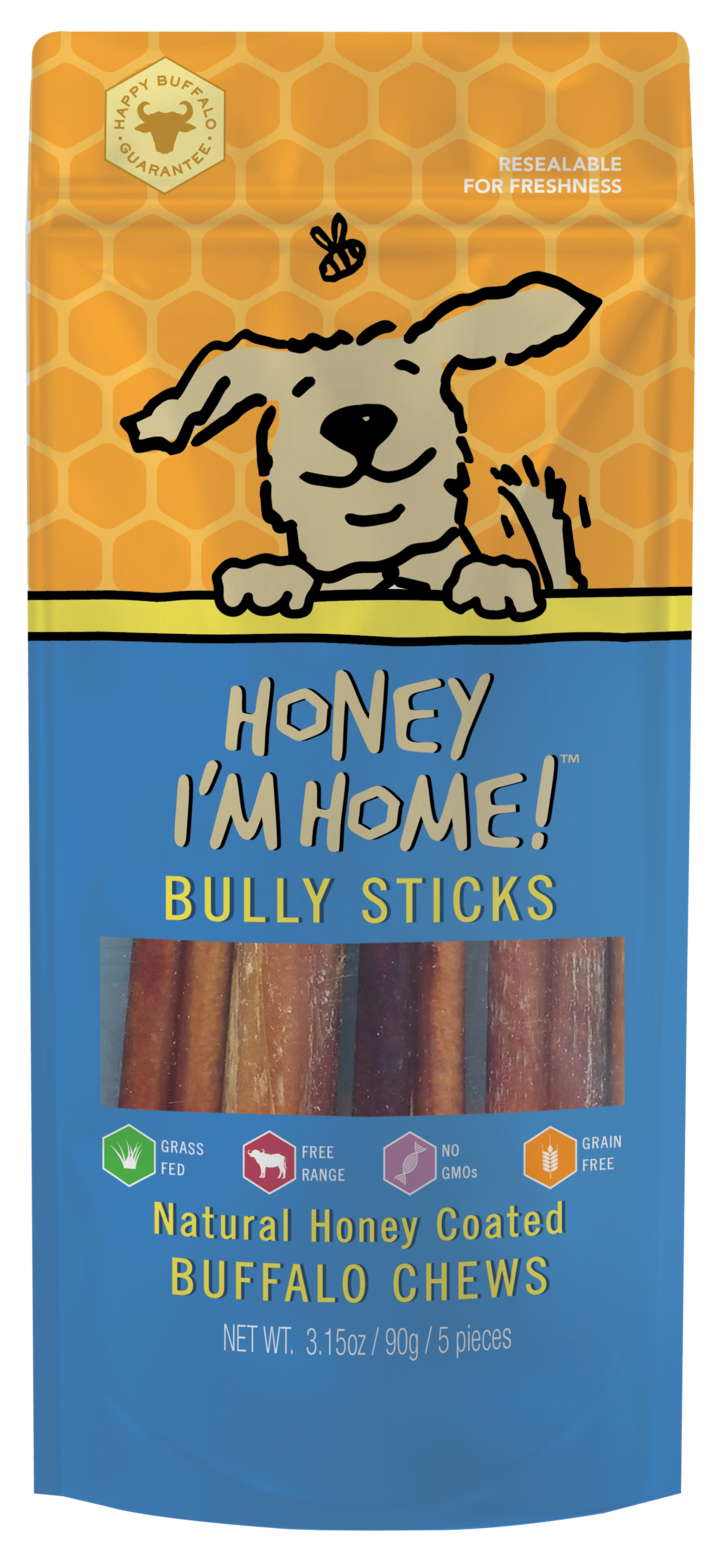 Honey I'm Home Buffalo Bully Sticks 6" 3.15 oz.