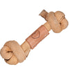 Huggle Hounds Natural Leather Knotted Bone