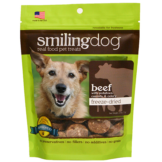 Herbsmith Smiling Dog Freeze Dried Beef 2.5oz
